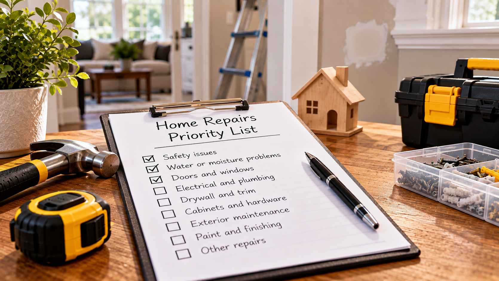 Home Repair Priority List